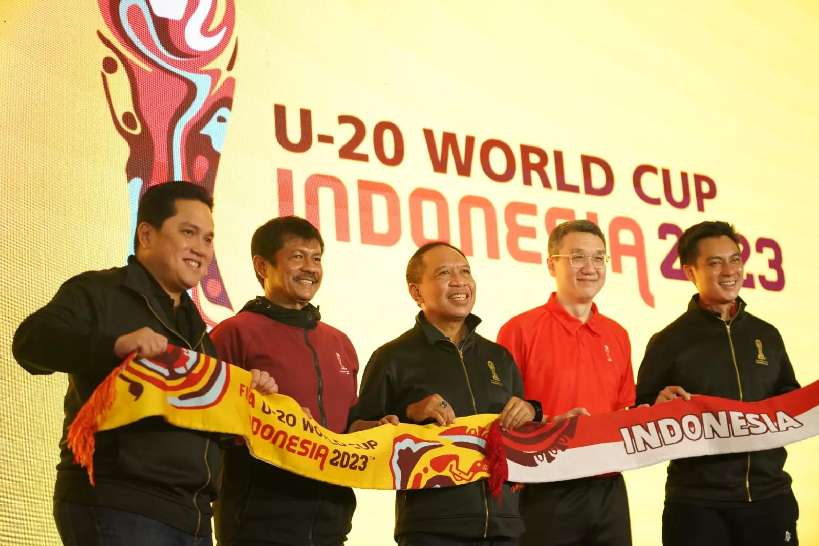 Indra-Sjafri-Baim-Wong-Erick-Thohir-Zainuddin-Amali-PSSI-Indonesia-Merchandise-FIFA-World-Cup-U-20